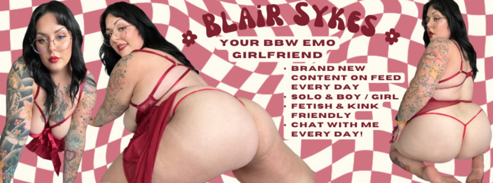 BlairSykes 🖤 Your BBW Emo GF ✨ header