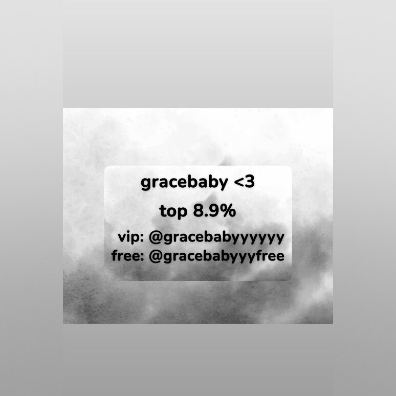 gracebaby top 8.9% <3 header