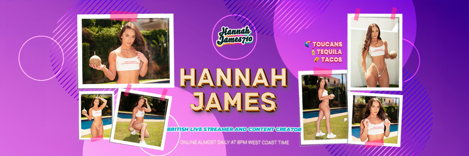 FREE🆓HANNAH~JAMES🆓 $17.50 CUSTOM VIDEOS! header