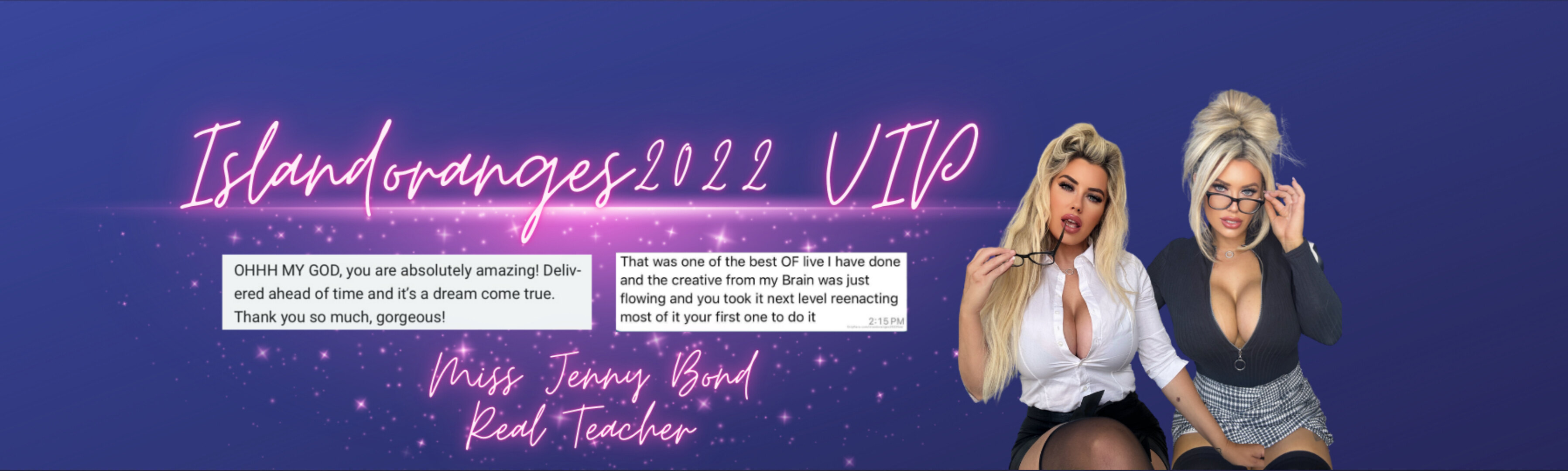 🟢HOT TEACHER VIP - JENNY BOND🟢 👩‍🏫😈 🟢 header