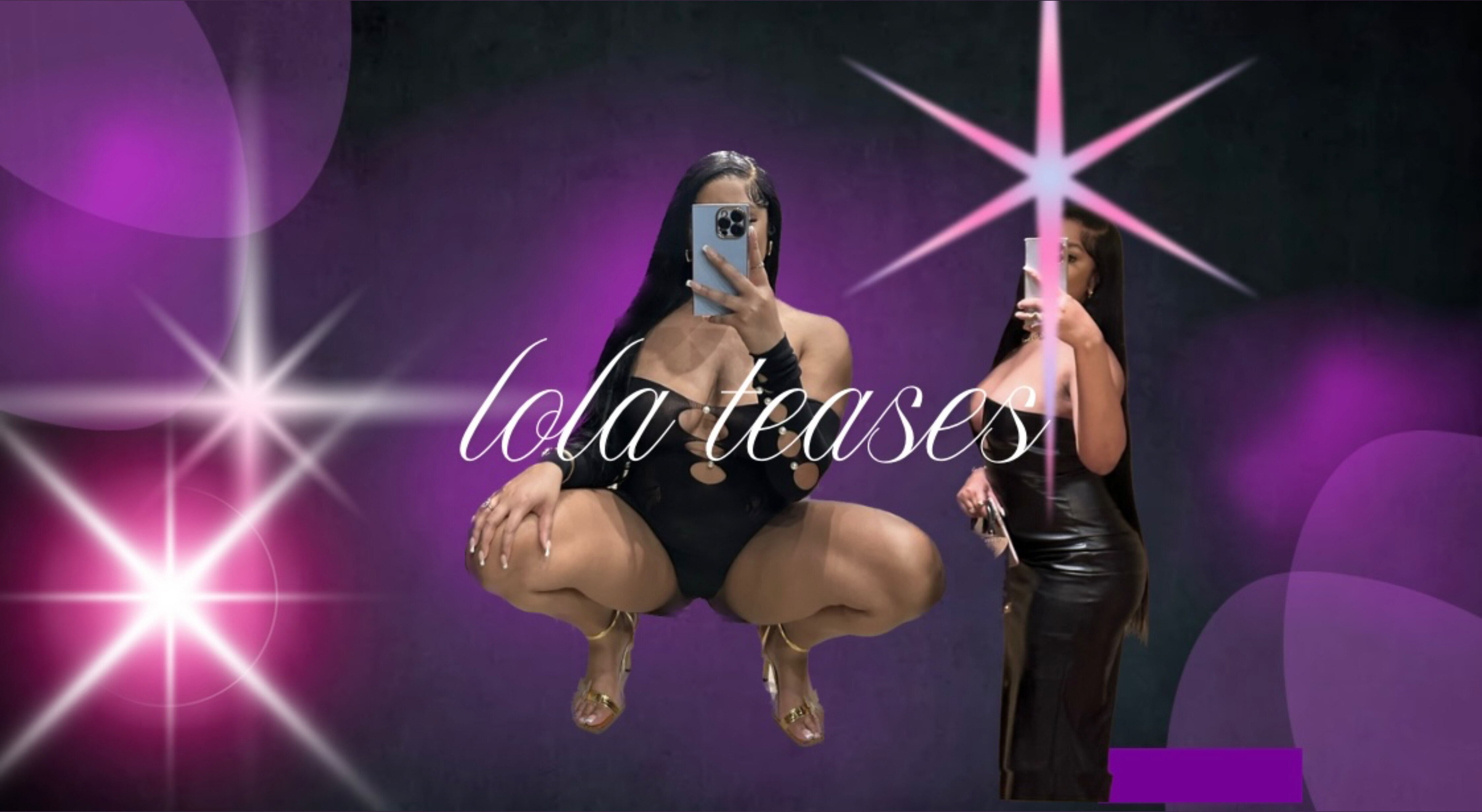 #1 Ebony Squ💧rter On OF | Lola 🎃 Teases header