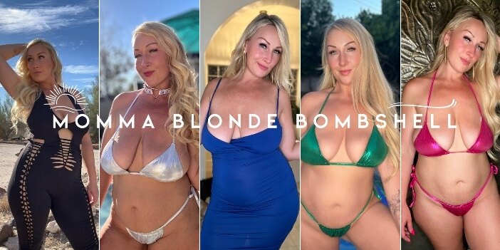 Momma Blonde Bombshell header