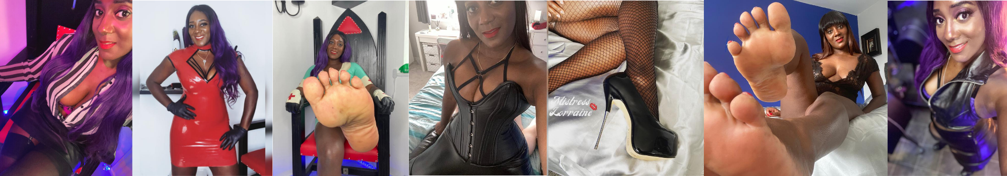 Mistress Lorraine Femdom Amazonian header