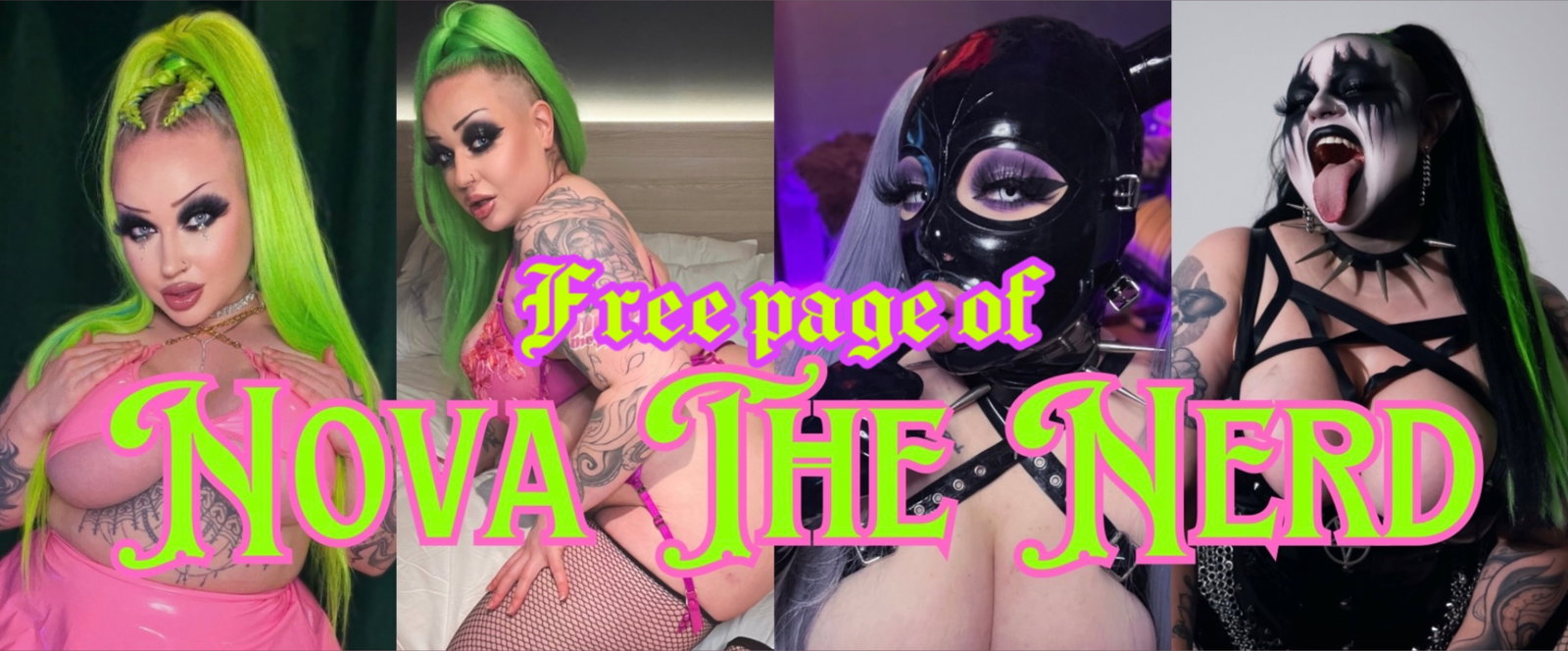 Nova The Nerd FREE PAGE ✨ header