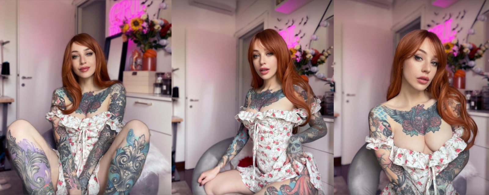 🎨Yana Sinner🦊 Tattooed Nerdy Redhead header